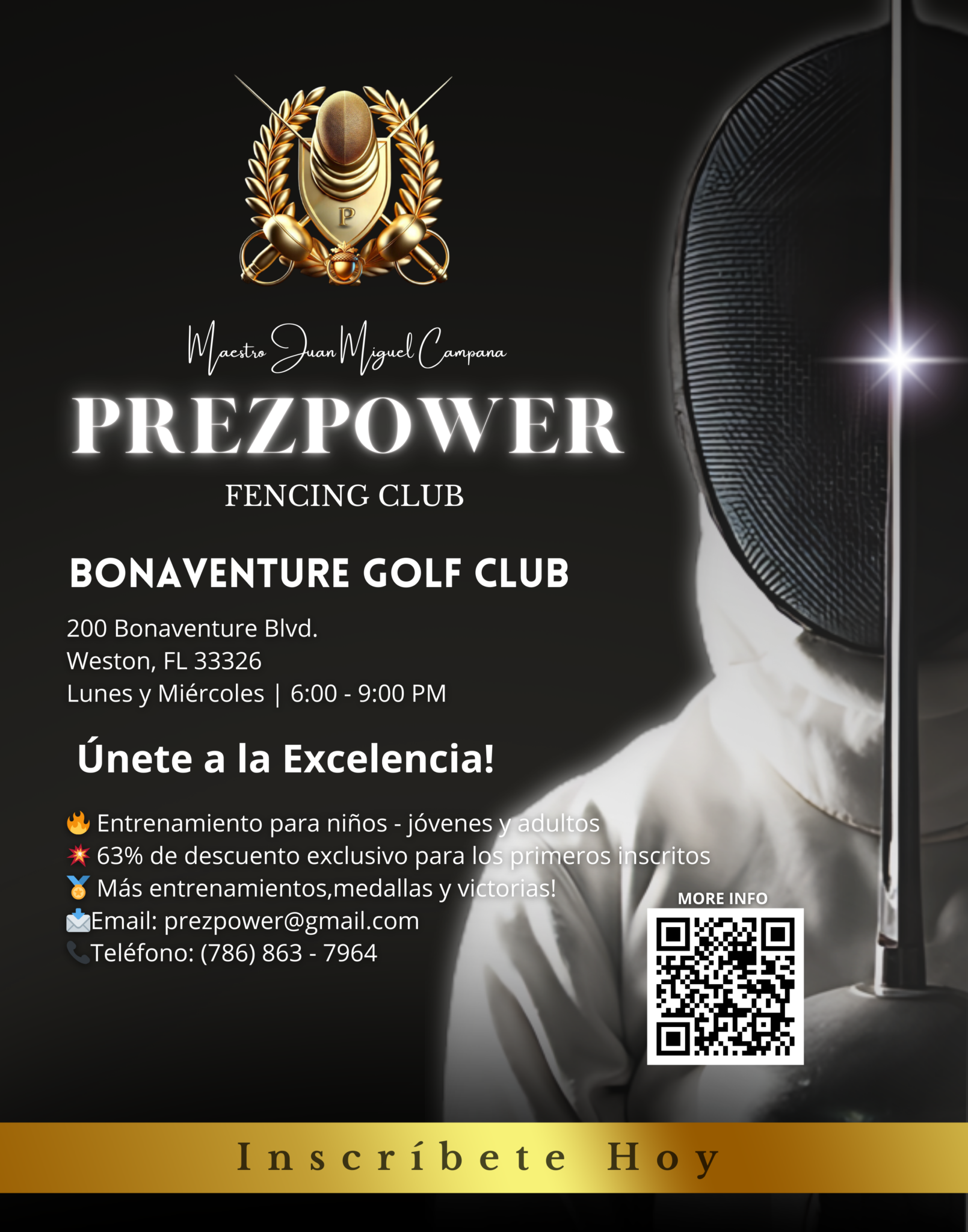 5 DIRECCIÓN ESPAÑOL Prezpower Fencing